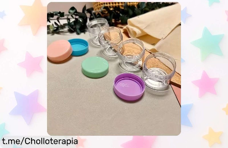 Pack 4 Tarros de Viaje Antifugas para Cremas y Lociones