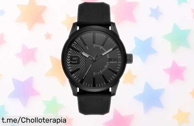 Reloj Diesel RASP para Hombre - Acero Inoxidable y Movimiento de Cuarzo