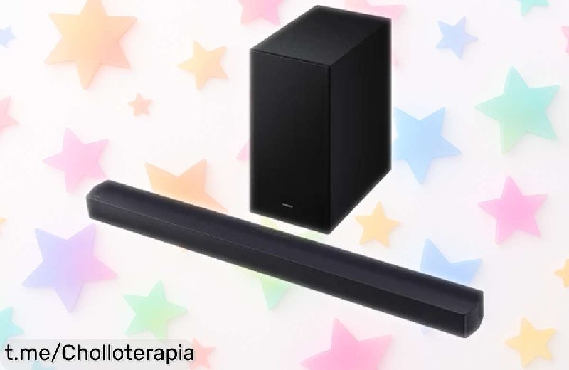 Barra de Sonido Samsung HW-B450 con Subwoofer Inalámbrico 2.1 y 300W