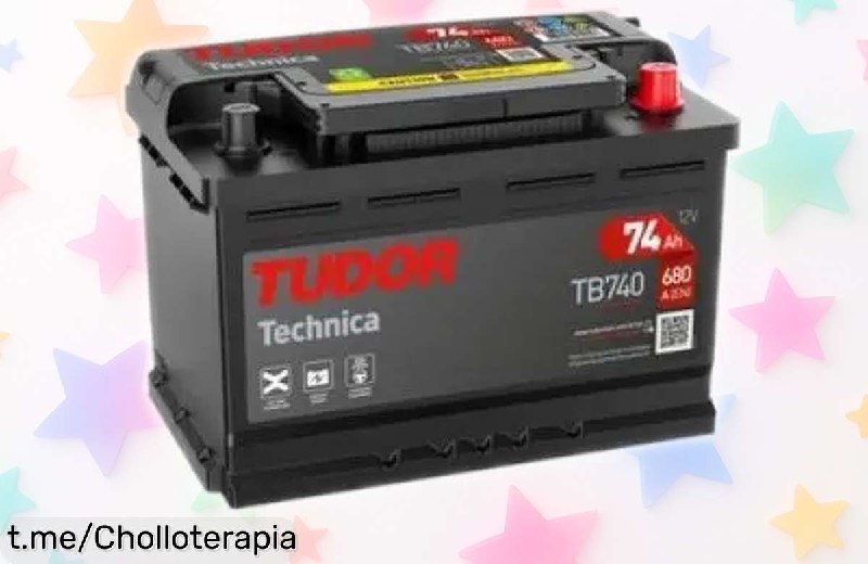 Batería Coche Tudor TB740 12V 74Ah: Arranque Fiable y Precio Irresistible