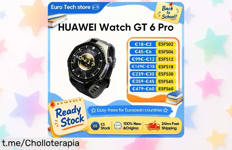 Huawei Watch GT 6 Pro 46mm con GPS y Pantalla AMOLED