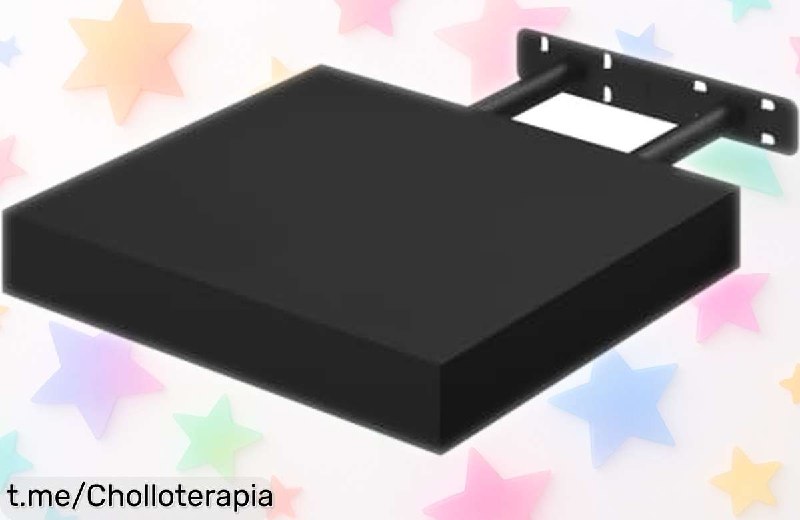 Estantería Flotante WOLTU RG9365sz Resistente Negra para Pared