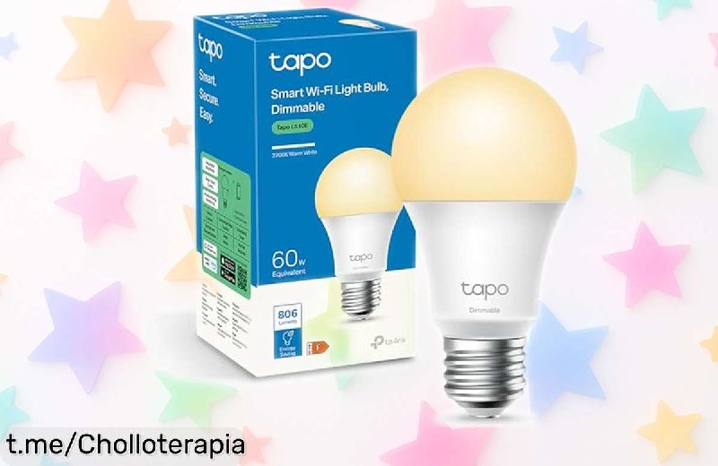 Bombilla Inteligente Tapo L510E WiFi Controlable por Voz y App