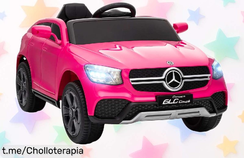 Coche Eléctrico Mercedes-Benz GLC Coupé 12V para Niños con Mando a Distancia
