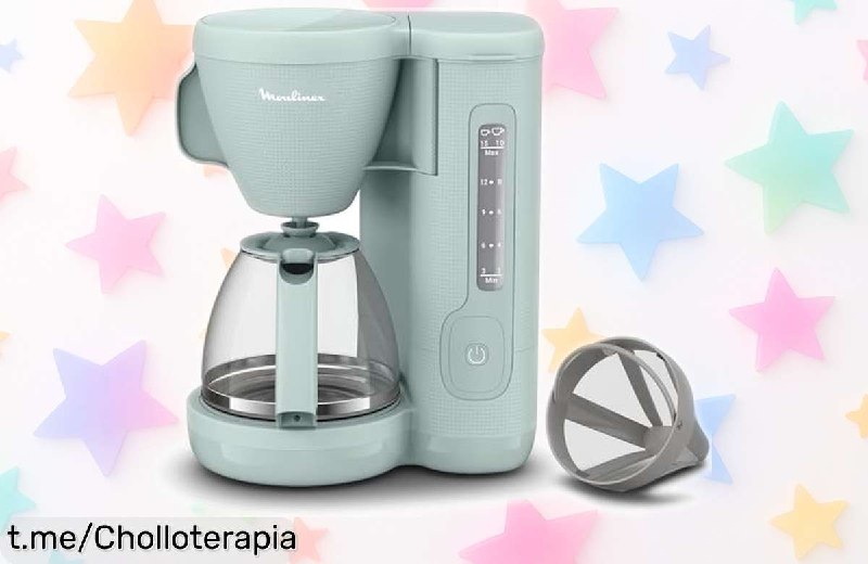 Cafetera de Filtro Moulinex Morning Plus 1,25L con Función Mantener Caliente