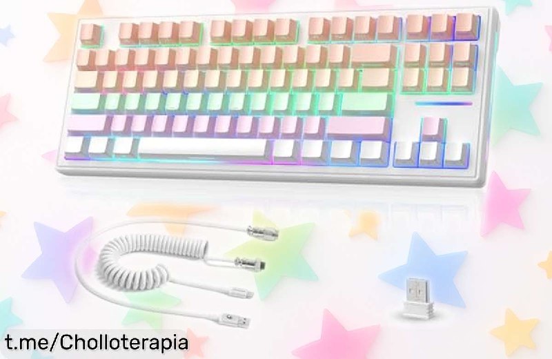 Teclado Mecánico Inalámbrico MAMBASNAKE M87 TKL RGB