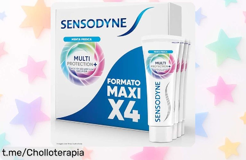 Pack 4 Tubos Dentífrico Sensodyne Multiprotección para Dientes Sensibles