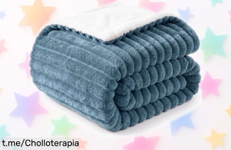 Manta Wavve Doble Cara para Sofá y Cama 150x200 cm