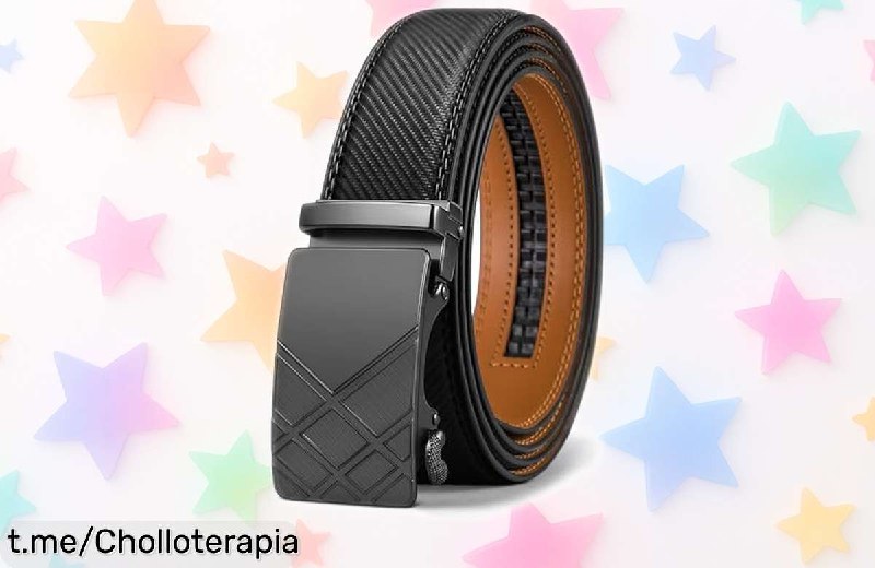 Cinturón de Cuero BULLIANT Automático Ajustable para Hombre