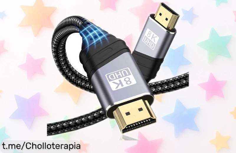 Cable HDMI 2.1 TEFLOTY 8K 4K 120Hz para Gaming y Cine Ultra HD