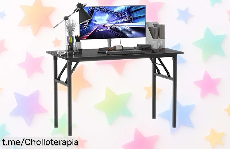 Mesa Plegable SogesHome AC5CB120SH para Ordenador o Comedor
