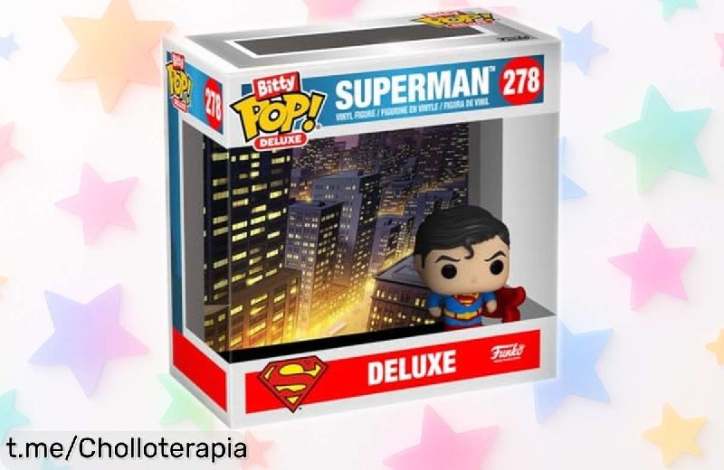 Figura Bitty Pop! Deluxe Superman (Gargoyle) Coleccionable