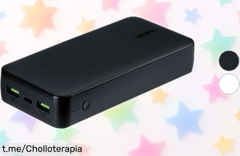 Batería Externa TRONIC 20000mAh - Carga Prolongada para tu Móvil