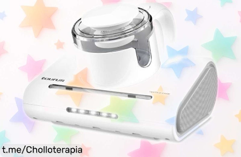 Aspirador de Colchones Taurus Textile Care con Luz UVC y 10.000 Pa