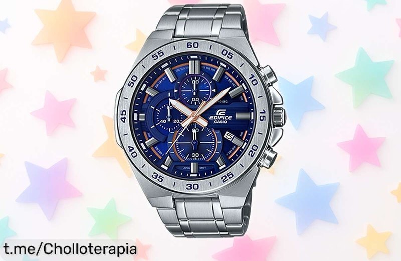 Reloj Analógico Hombre Edifice EFR-564D-2AV Cuarzo Acero