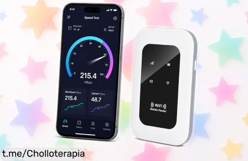 Router 4G Portátil WiFi 6 con Batería Extraíble para Internet en Movimiento