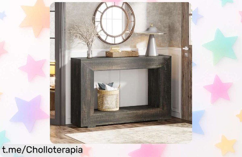 Tribesigns Mesa Consola Estilo Vintage Industrial