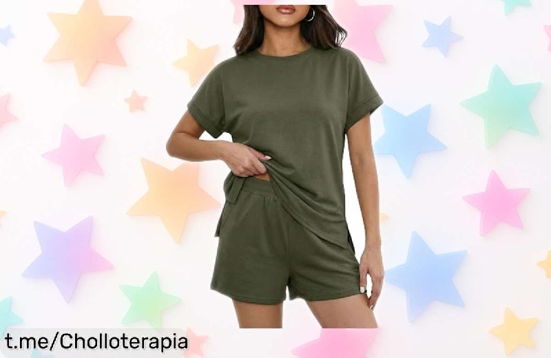 Conjunto Deportivo IWOLLENCE Mujer 2 Piezas con Bolsillos - Oferta Exclusiva