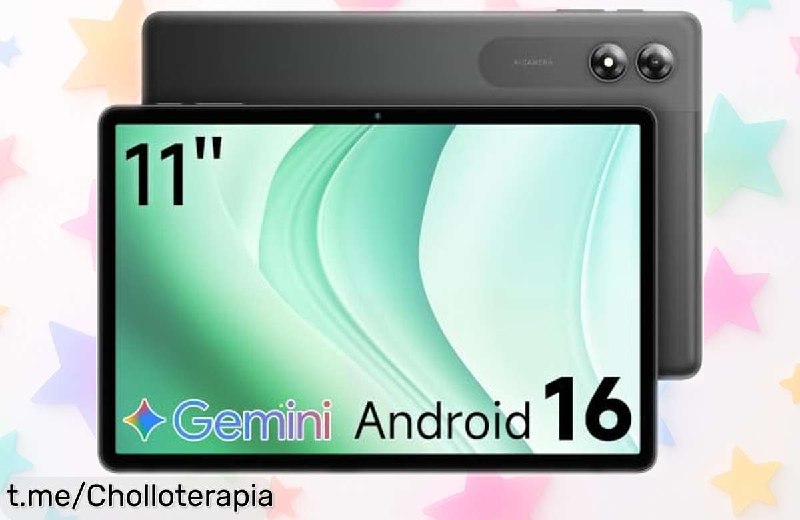 Tablet TABWEE T30 11" Android 16 con Gemini AI y Control Parental