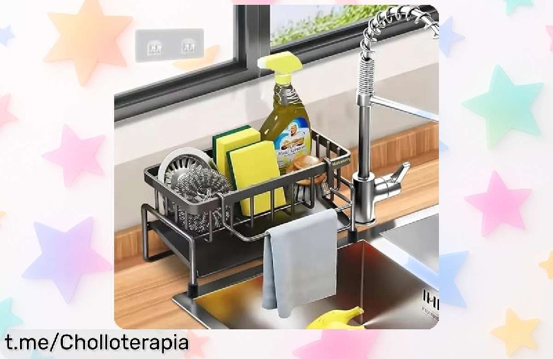 Organizador de Fregadero Makenrry con Ventosas para Cocina