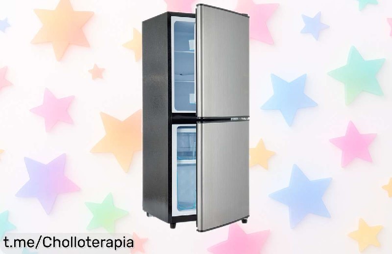 Frigorífico Mini Combi Acero Inoxidable 106L - Conforama
