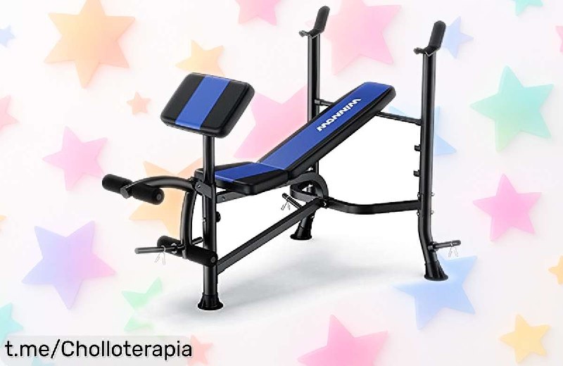 Banco de pesas ajustable WINNOW multifuncional para entrenamiento completo en casa