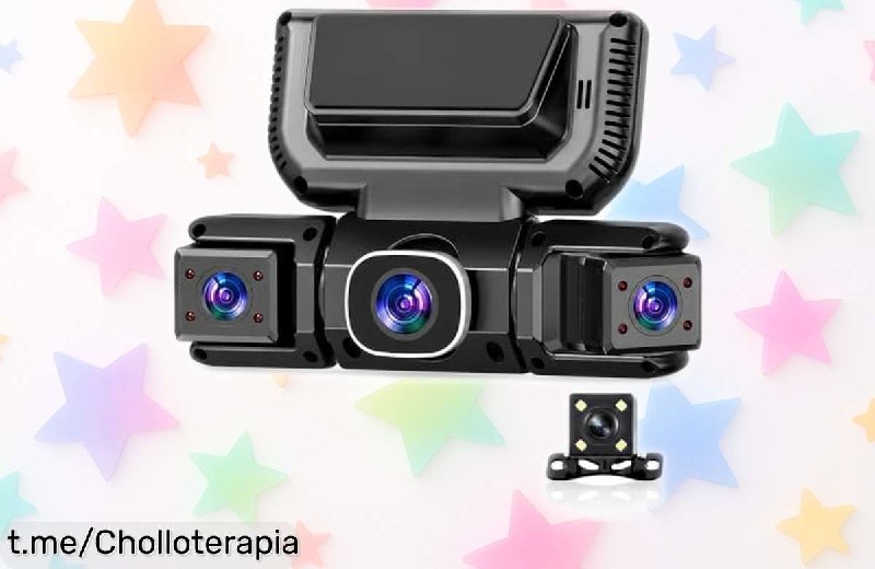 Cámara de Salpicadero Carvid 4K con 4 Lentes, WiFi y GPS