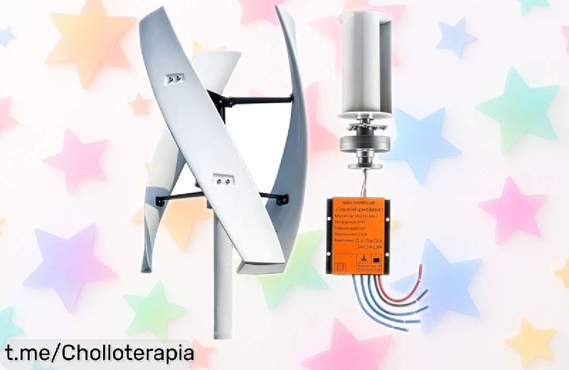 Aerogenerador Eólico Vertical 20000W Silencioso para Casa o Barco