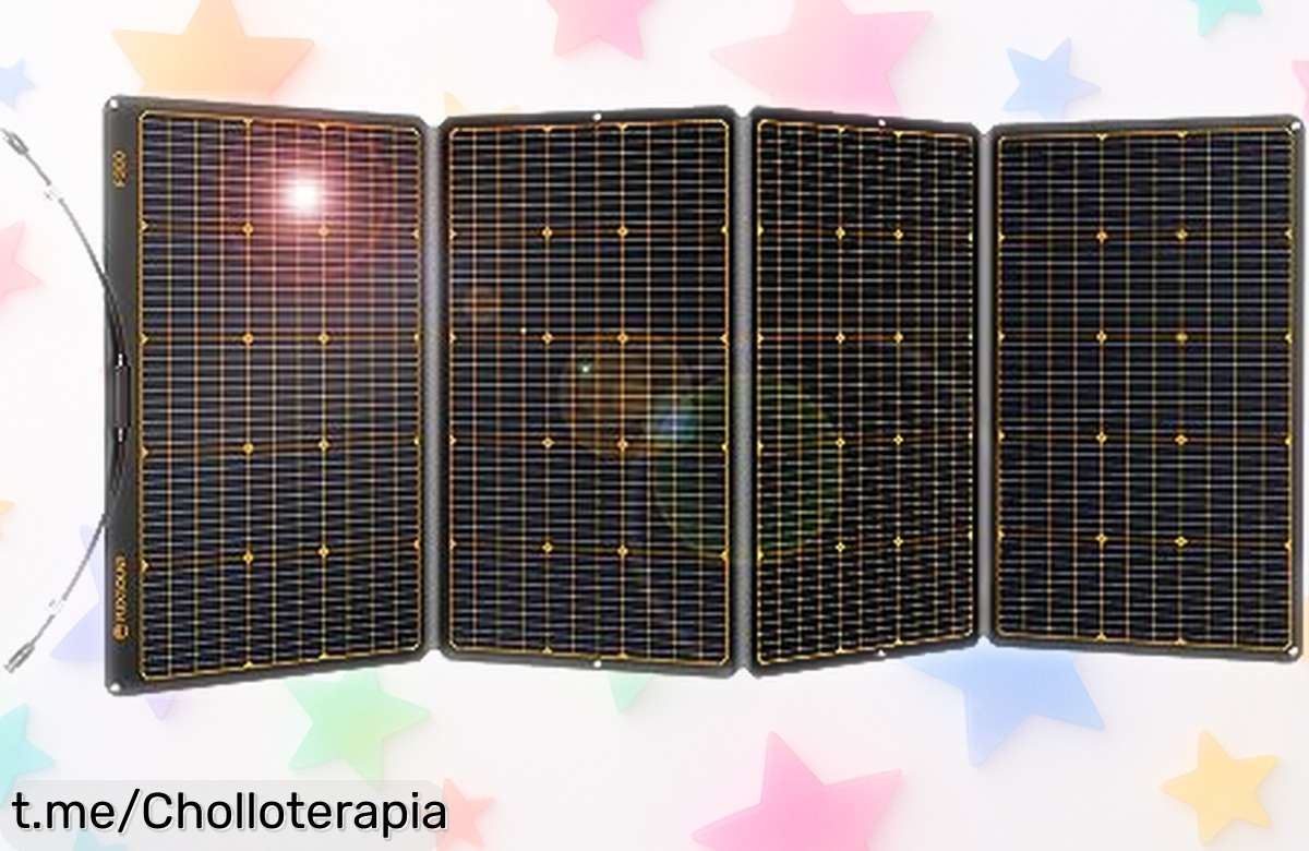 Panel Solar Plegable FlexSolar 360W: Energía Portátil para tus Aventuras
