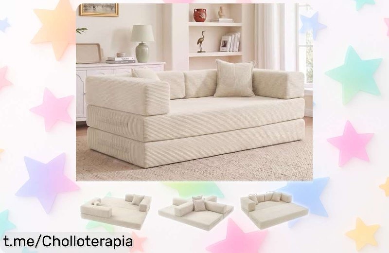 Sofá Cama Plegable Vipbear 2 Plazas - Solución Versátil para tu Hogar