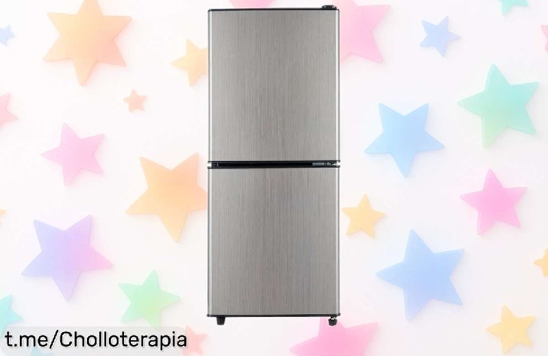 Mini Nevera Conforama 106L con Congelador Independiente y LED